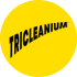 Tricleanium logo on a yellow background